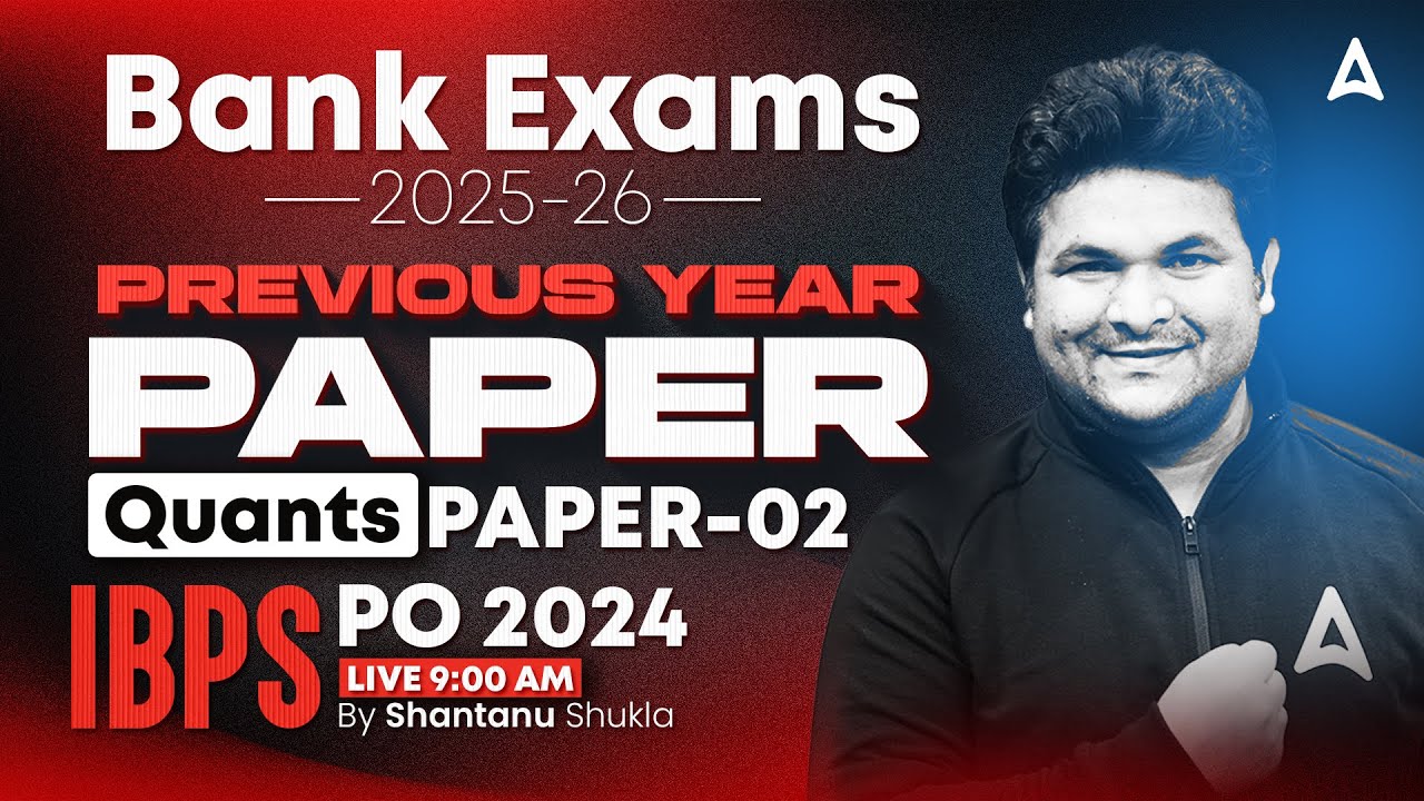 IBPS-RRB-SBI Classes 2025 | IBPS PO Quant Previous Year Paper | Quant By Shantanu Sir