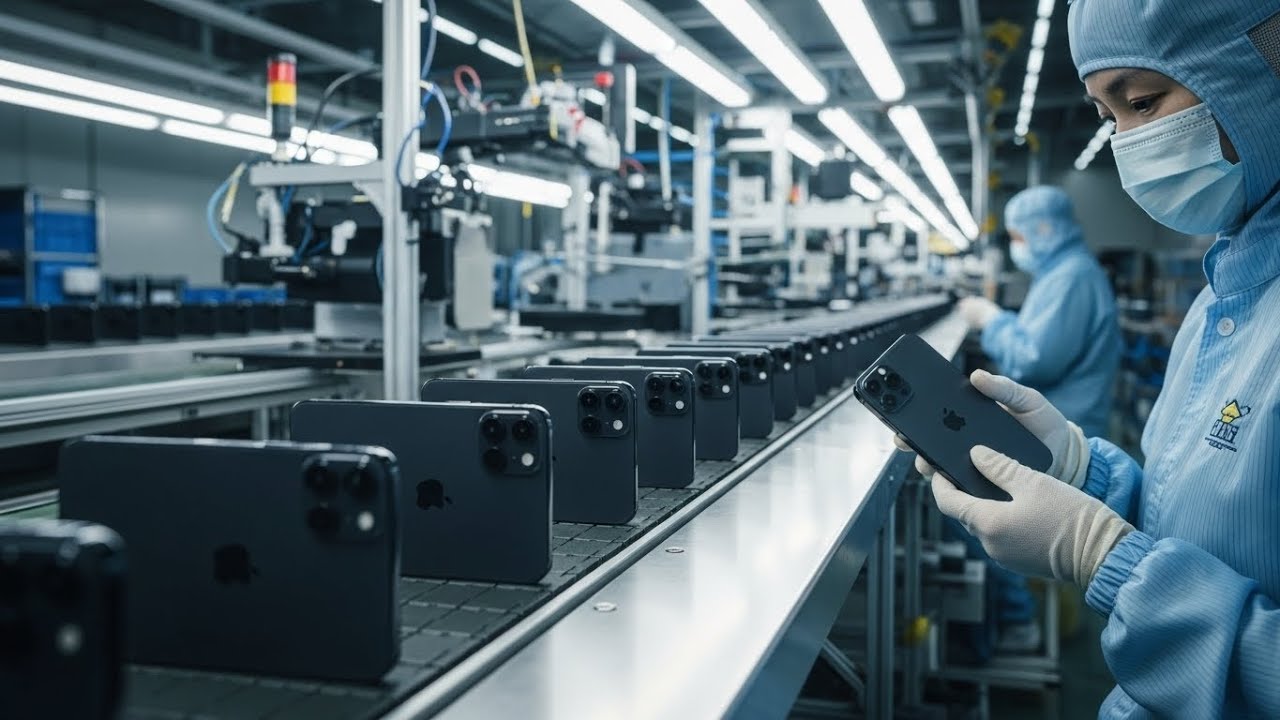 Apple Factory Secrets: How The iPhone 17 Pro Is Manufactured With Robotic Precision & AI