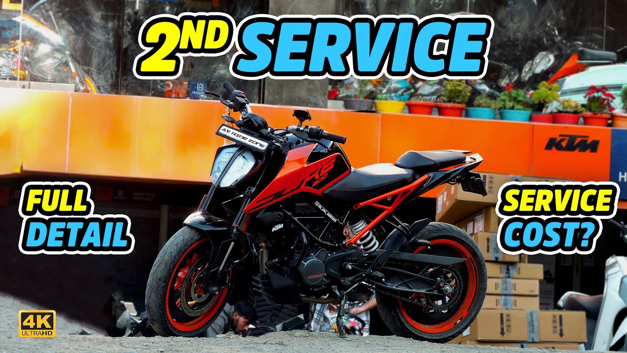 2nd Service of Duke 200 E20 BS7 2024 Model in Full Detail | Service Cost?🤑