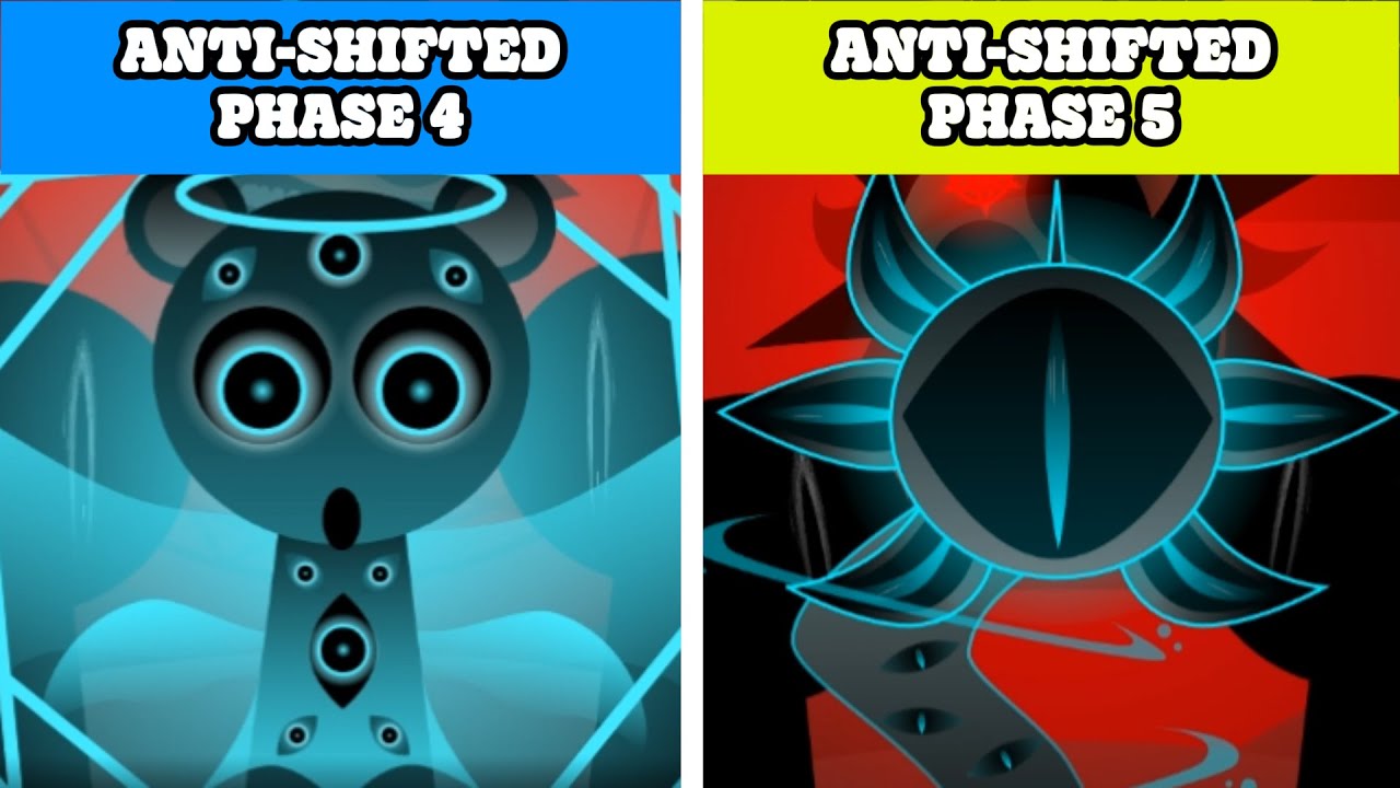 Incredibox Sprunki Anti-Shifted Phase 4 (мнение hvithvit) против Anti Shifted: Phase 5