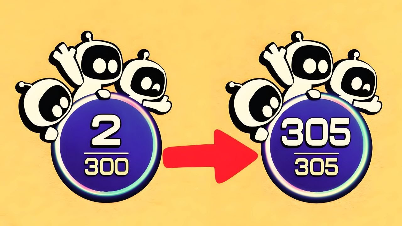 Как увеличить количество ботов до 305 в Astro Bot
