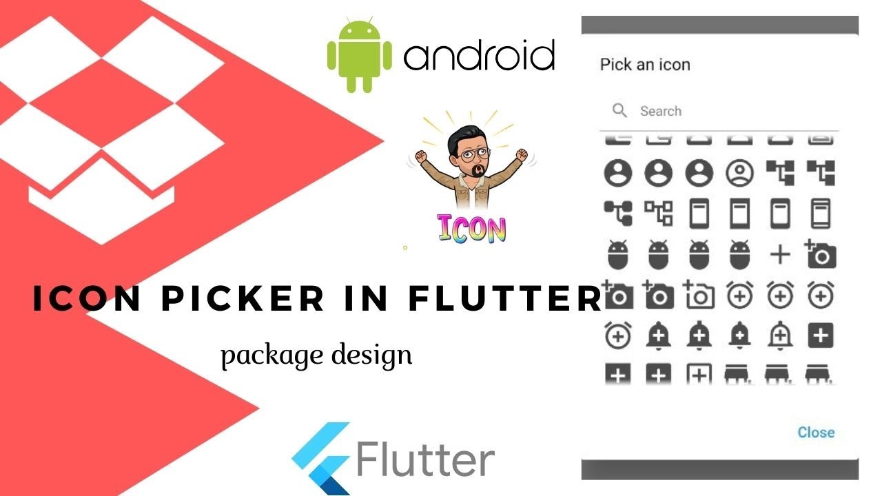 ICON PICKER IN FLUTTER || FLUTTER UI DESIGN || ICOND DESIGN IN FLUTTER