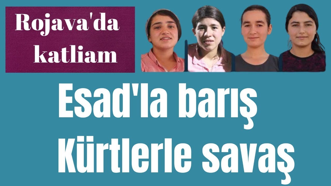 Esad'la barış K&uuml;rtlerle savaş. Rojava'da  katledilen &ccedil;ocukların kimlikleri a&ccedil;ıklandı #Rojava #Şam