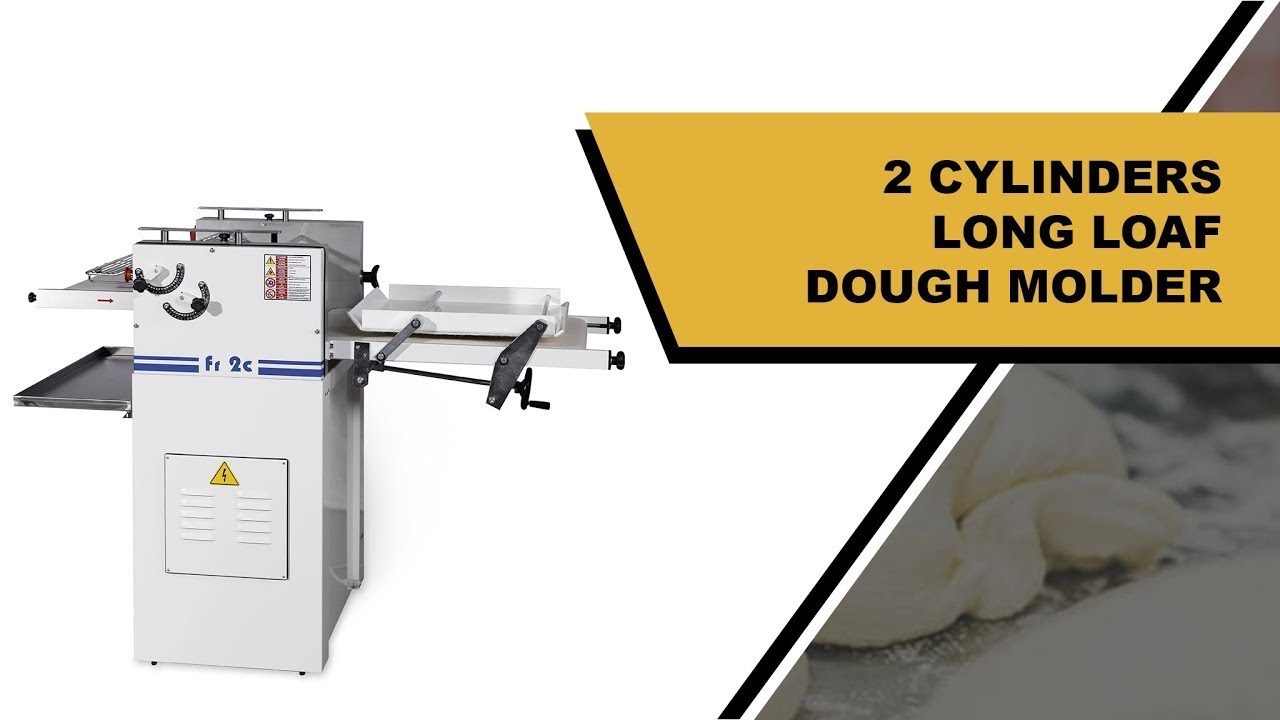 DOUGH MOULDER FOR ROLLED BREAD 2 OR 4 CYLINDERS