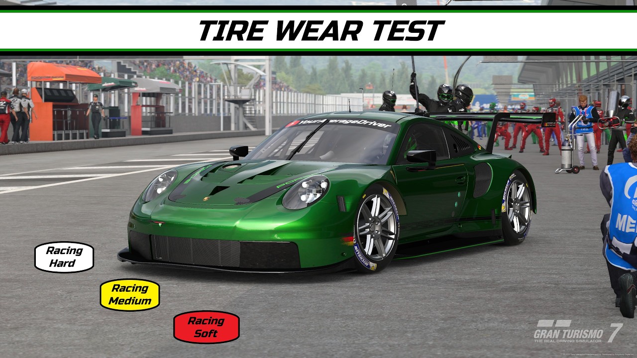 GT7 - TIRE WEAR TEST | All 3 Racing Compounds