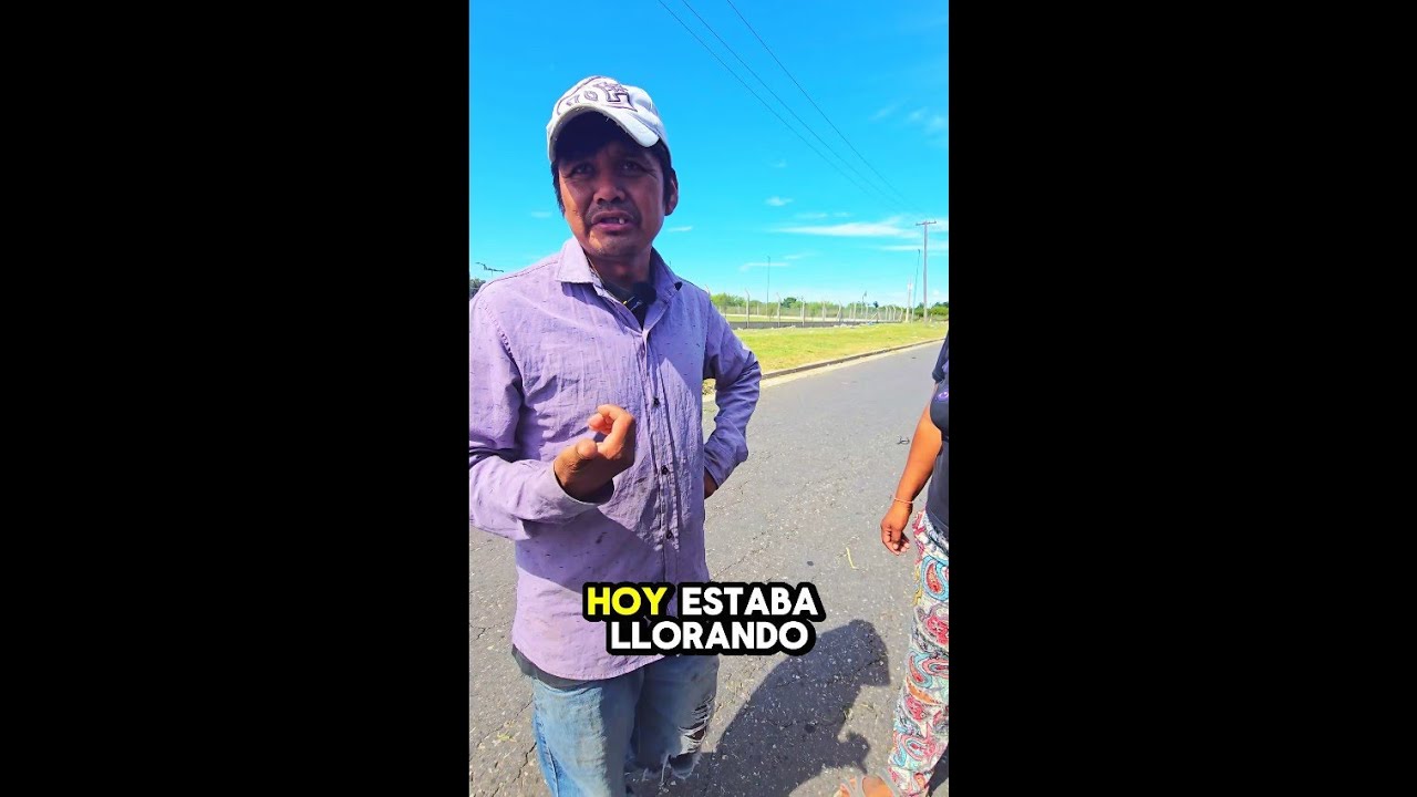"Lloraban y me pedian comida" 😫