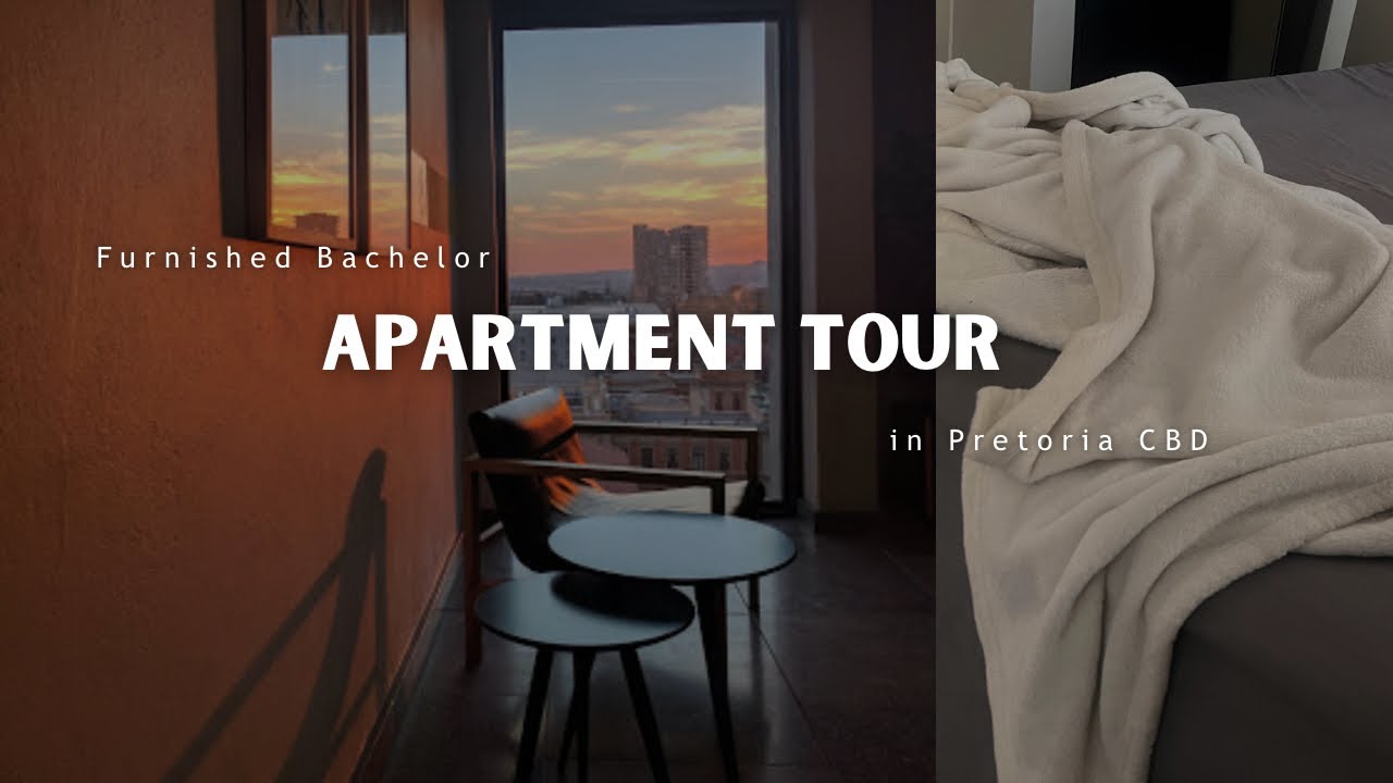 Furnished bachelor apartment tour in Pretoria