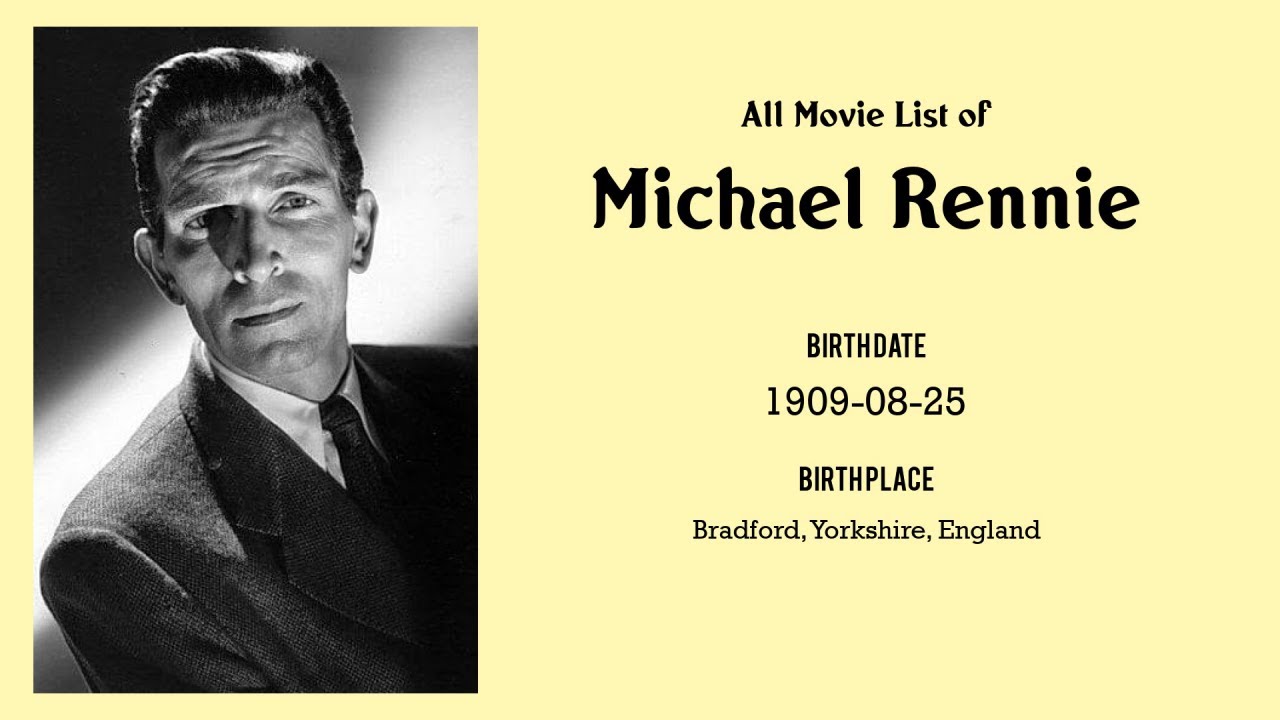 Michael Rennie Movies list Michael Rennie| Filmography of Michael Rennie