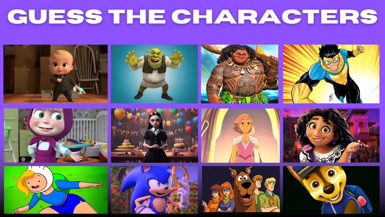Guess the Cartoon Character Quiz 👀🤩 | Zootopia 2, Disney, Stitch, SpongeBob