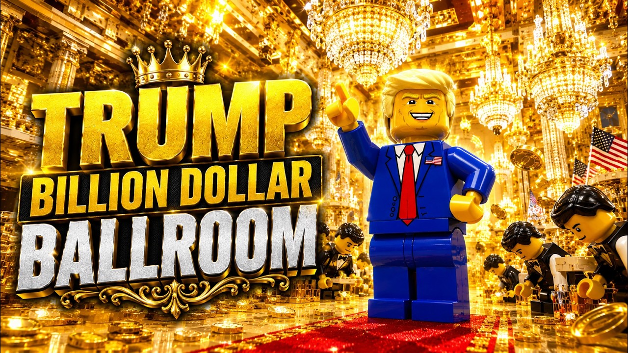 TRUMP BILLION DOLLAR BALLROOM | He LIES to AMERICA | IRAN LEGO Animation