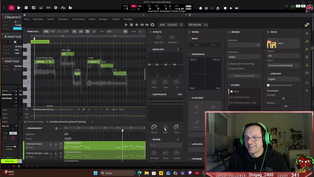 Kreativ in die Nacht. Musik basteln mit Dir ! Teil 1/2