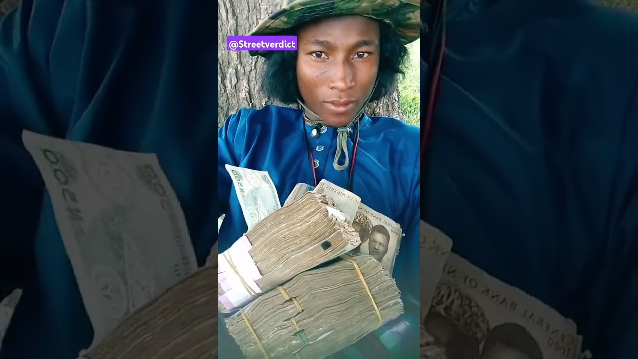 Kidnapper Flaunting His Sharr Of Ransom Collected #bandit #money #fulani #kidnapper