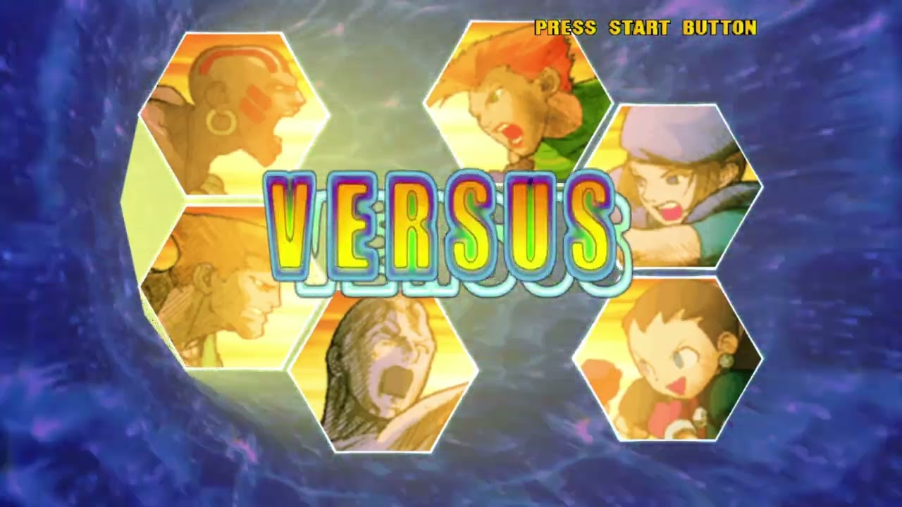 Marvel vs Capcom 2: Dhalsim, Guile, and Ice man arcade playthrough