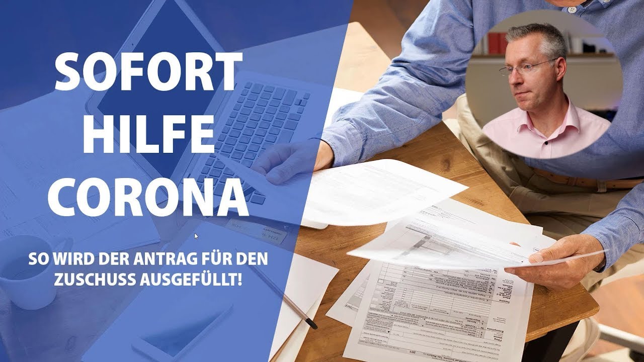 Soforthilfe Corona I So wird der Antrag für den Zuschuss ausgefüllt.