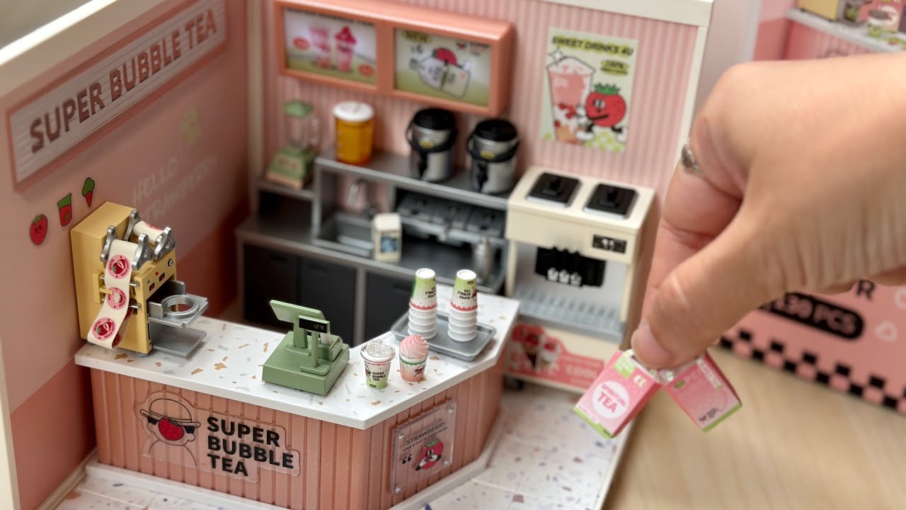 ROLIFE Super Creator's Miniature Bubble Tea: ASMR Organize with Magic 🧋