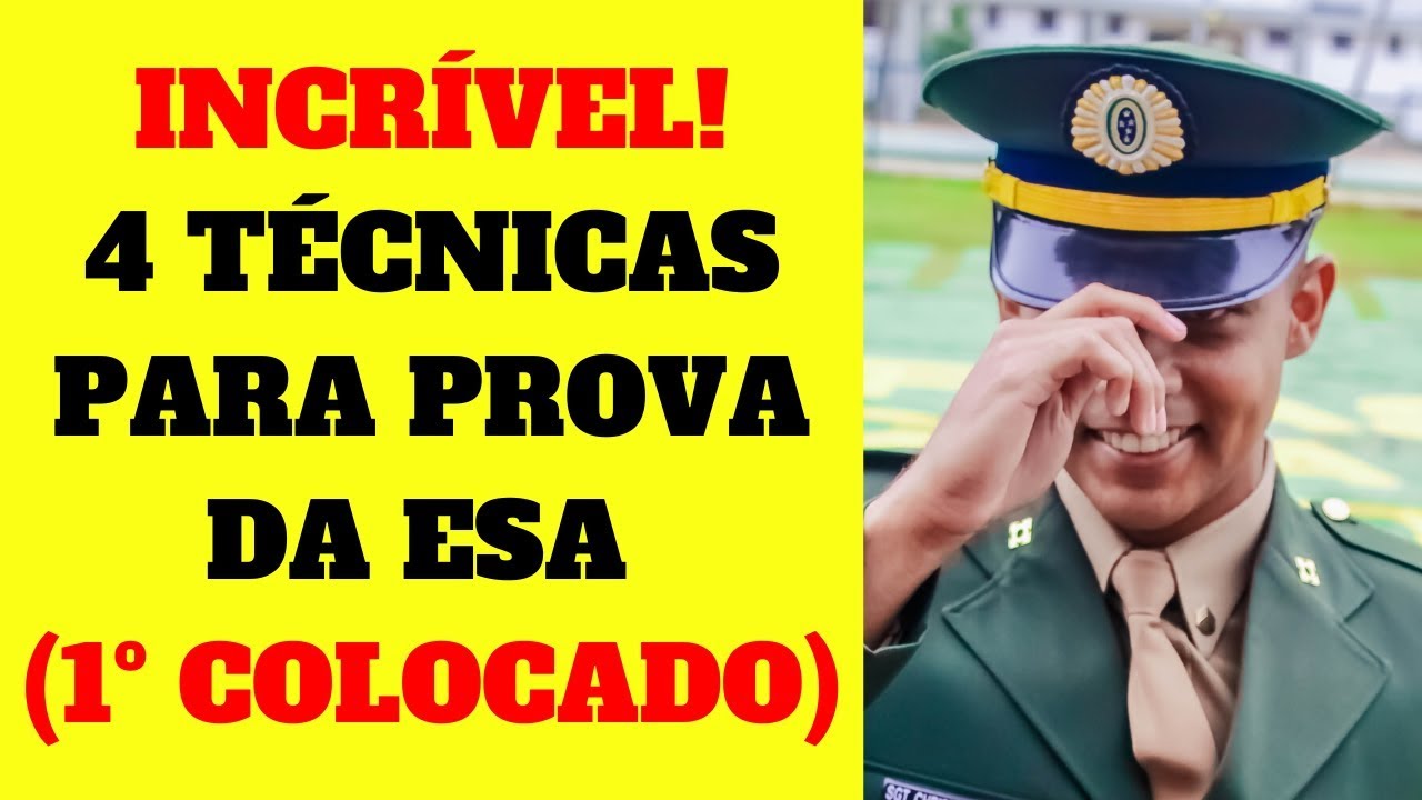 Prova da ESA: Como estudar para Prova da ESA