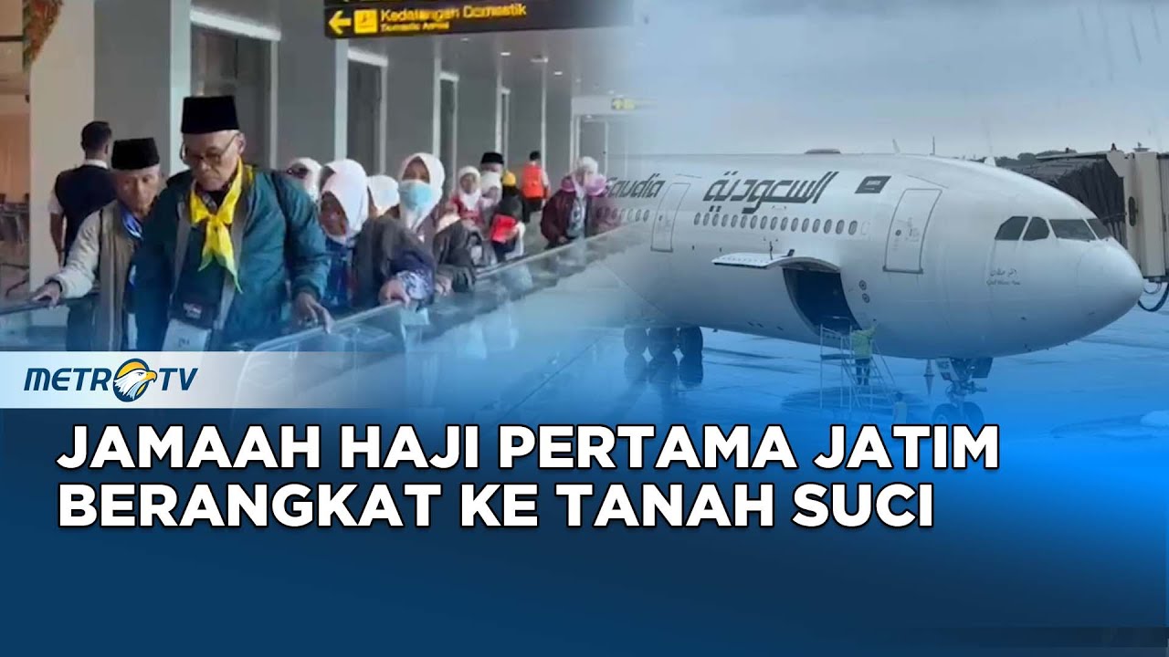 Jamaah Haji Jatim Kloter Pertama Resmi Diberangkatkan