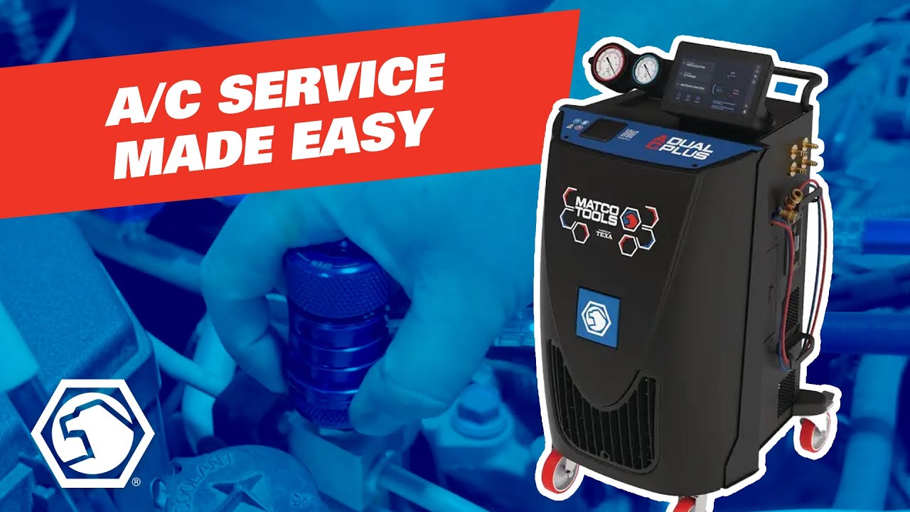ACDUALPLUS A/C Service Walkthrough | A/C Service Made Easy with Matco