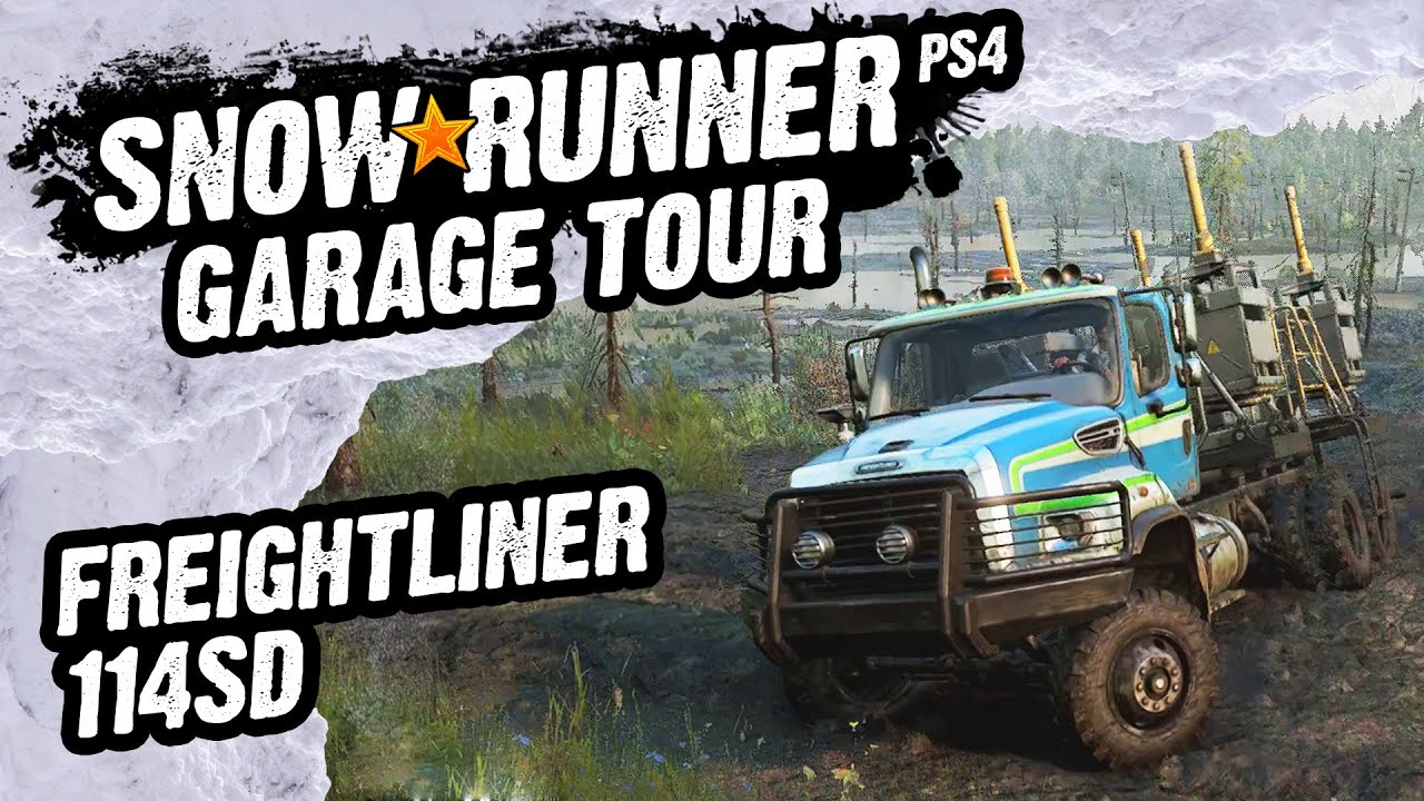 Snow Runner Garage Tour - Freightliner 114SD