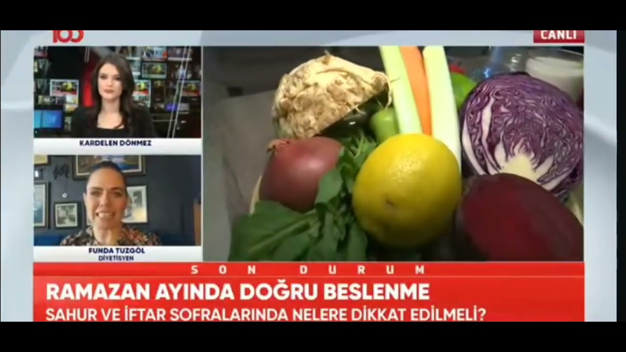 RAMAZAN AYINDA ORUÇ TUTARKEN SAĞLIKLI BESLENME...DİYETİSYEN FUNDA TUZGÖL