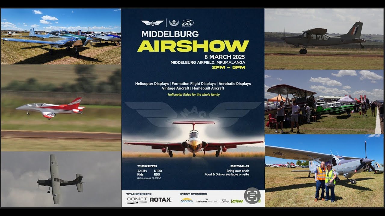 Part 4 of the Middelburg Airshow, in Mpumalanga , South Africa (4K)