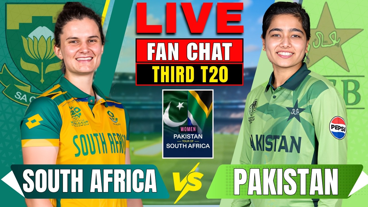 South Africa Women Vs Pakistan  Women|3rd T20I |Live Score| LIVEAnalysis|PAK TOUR OF SA2026|FAN CHAT