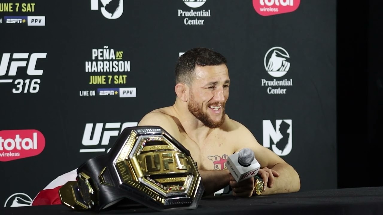 Merab Dvalishvili eyes Cory Sandhagen, talks choke on O'Malley | UFC 316 Post-Fight Press Conference