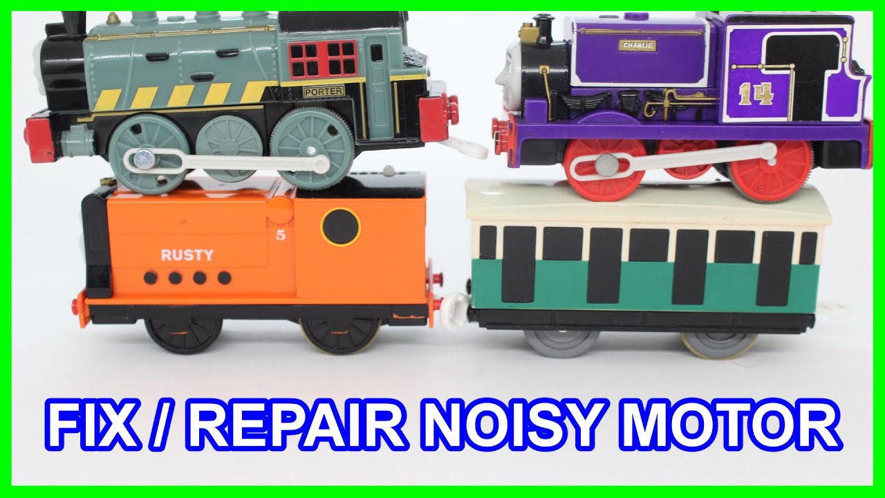 Fix/repair noisy Trackmaster Porter, Charlie, Rusty & Mighty Mac's coach