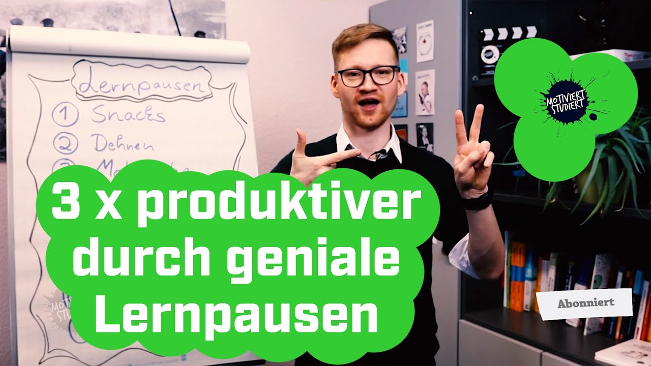 Pausen - Wie Pausen deine Produktivität sofort steigern!!!