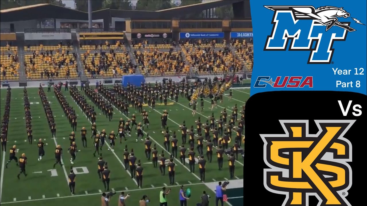 [College Football 25] MTSU vs Kennesaw State Yr.12 #8