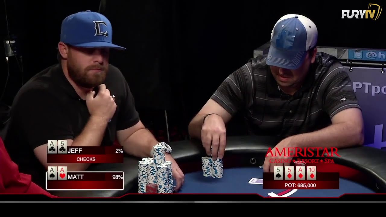 When you Flop a FULL HOUSE and GET PAID!