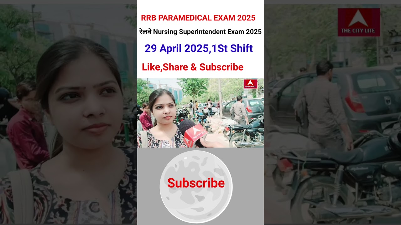 #RRB PARAMEDICAL EXAM REVIEW 2025,RRB Nursing Superintendent exam analysis today 2025