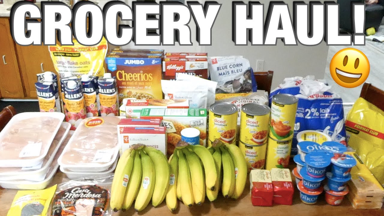 LARGE FAMILY GROCERY HAUL & MEAL PLAN! | JUNE 2021
