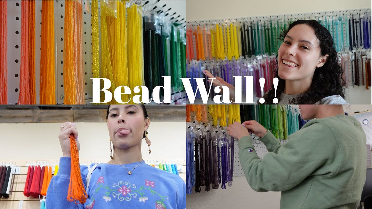 I Made a Bead Wall!!! | Buying New Beads + Reorganizing + Betckey Label Printer