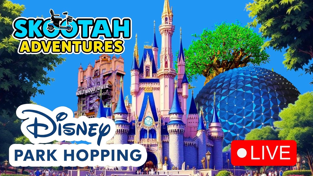 Experience the Magic: Disney Parks LIVE on My Mobility Scooter! #DisneyLive #disneyworldlivestream