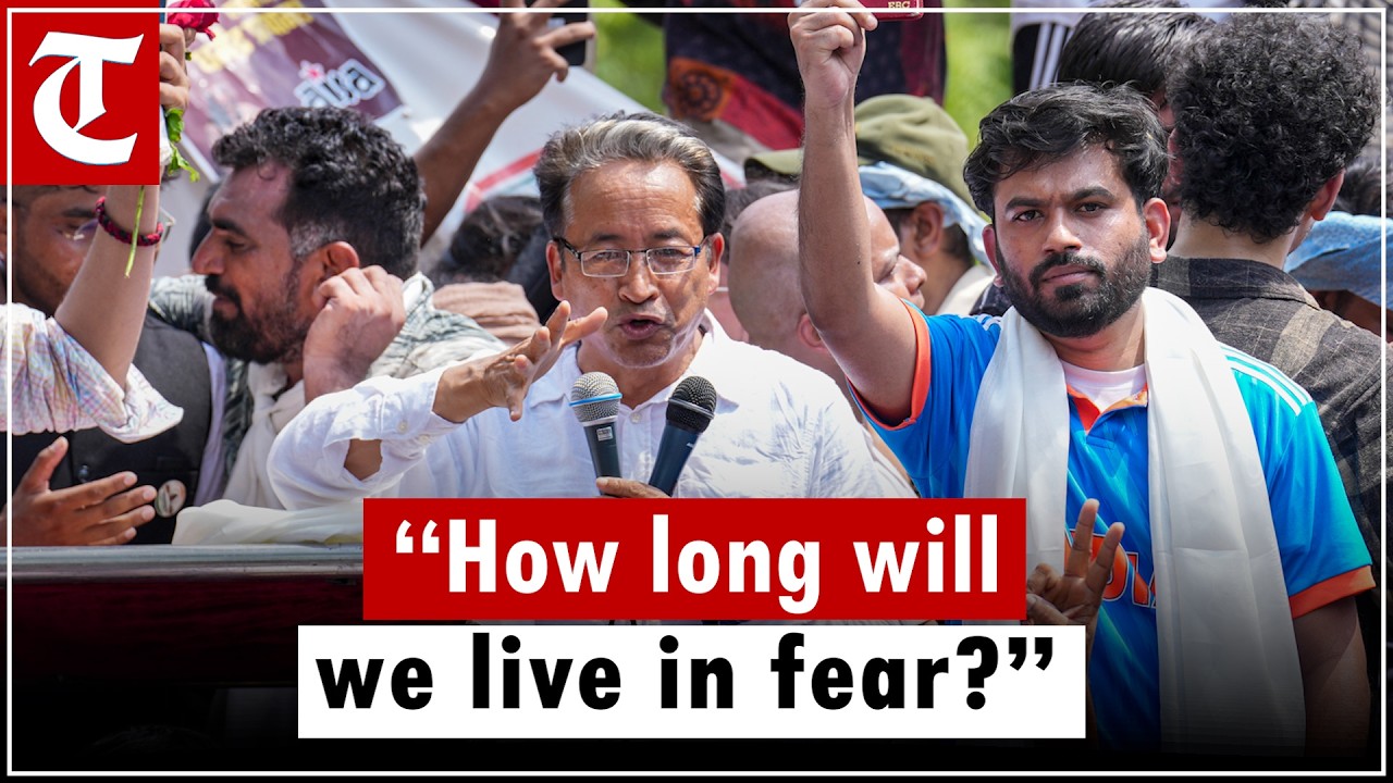 &ldquo;How Long Will We Live in Fear?&rdquo; Abhijeet Dipke as Sonam Wangchuk Joins CJP Protest
