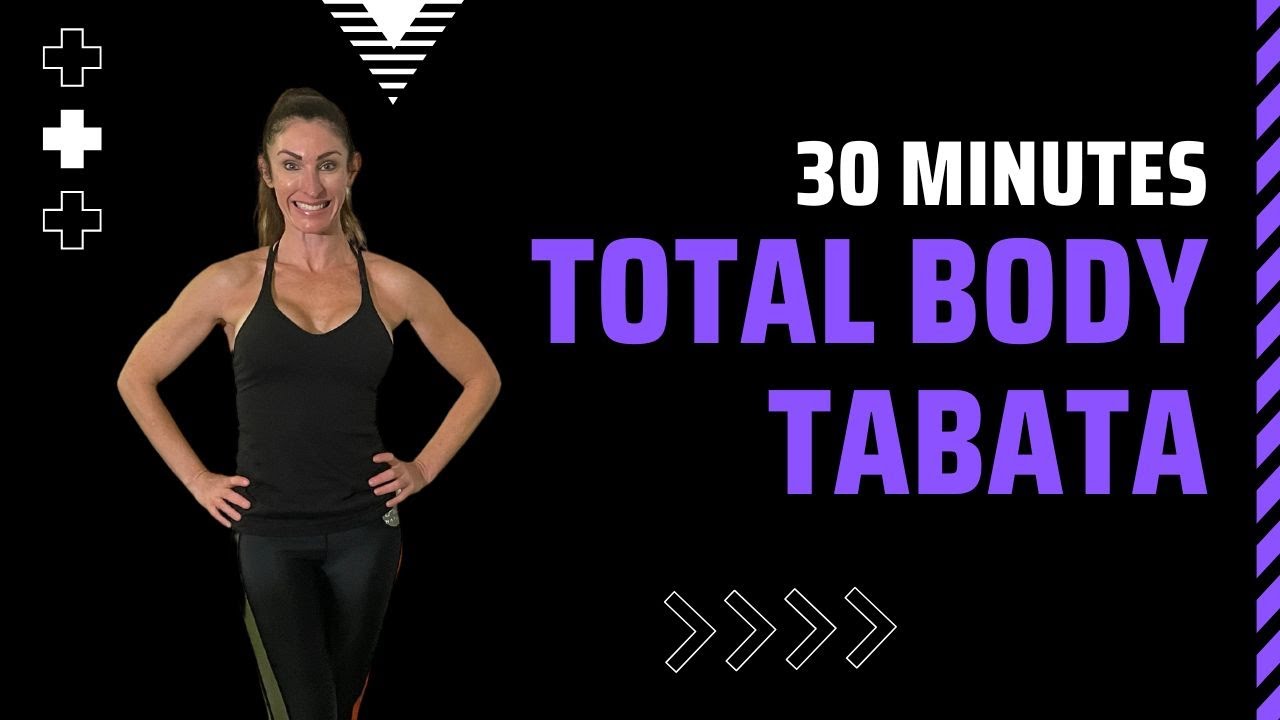 30 Min Total Body Tabata - NO EQUIPMENT, HIIT