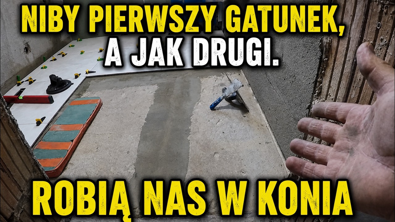 Mieszane gatunki płytek na podłogę 🤣