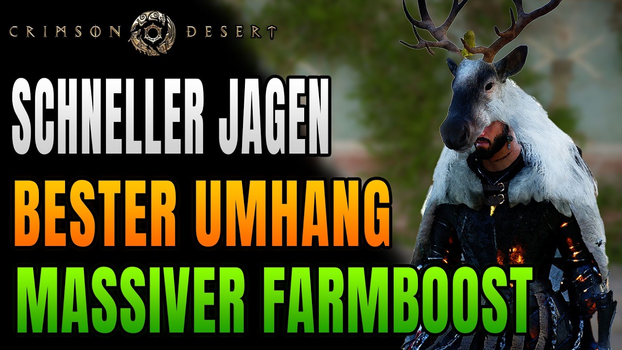 Crimson Desert &ndash; Bester Jagdumhang 🦌 Rentierumhang Guide (Schneller jagen!)