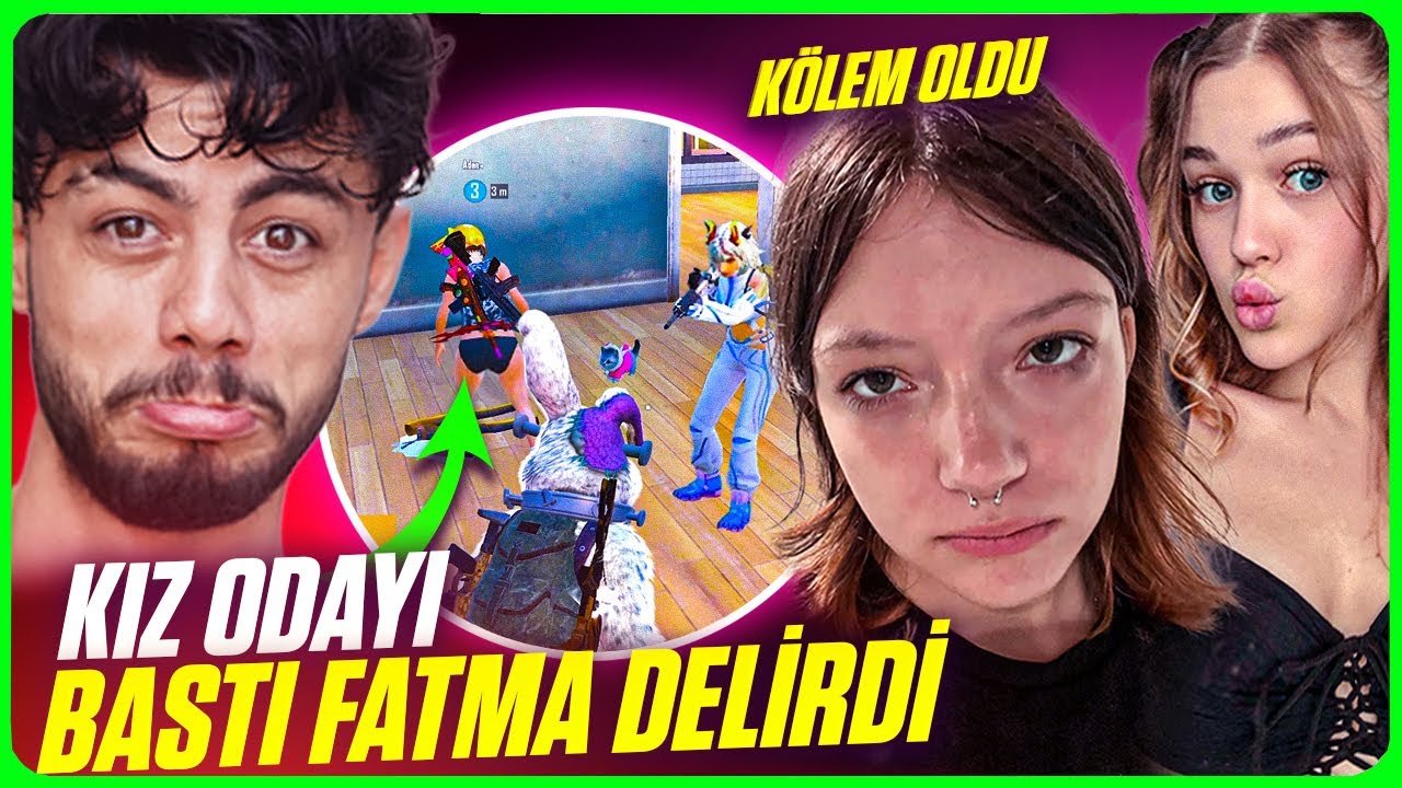 FATMA KÖLEM OLDU !! KIZ ODAYI BASTI ( KAVGA ÇIKTI ) - PUBG Mobile