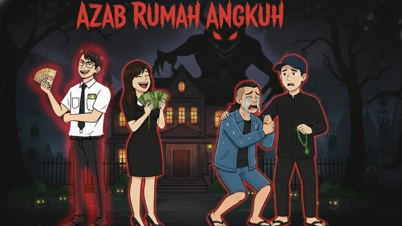 AZAB RUMAH ANGKUH - Episode 1: Tamu Tak Diundang di Meja Makan (Horor Komedi Animasi)