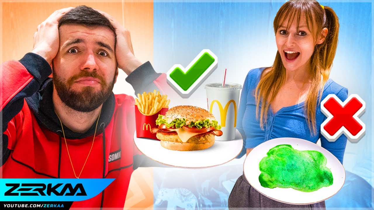 GIRLFRIEND Controls What I Eat For 24 HOURS!