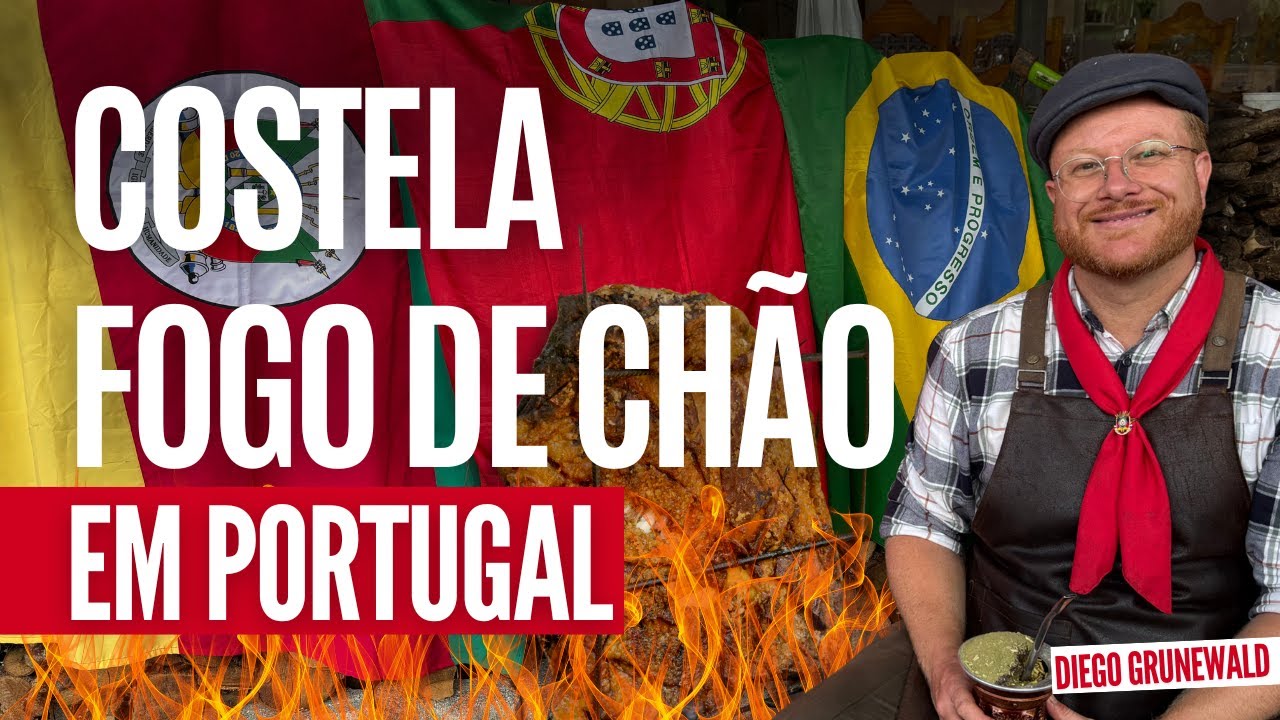 O gaúcho que conquistou Portugal com Costela no fogo de chão