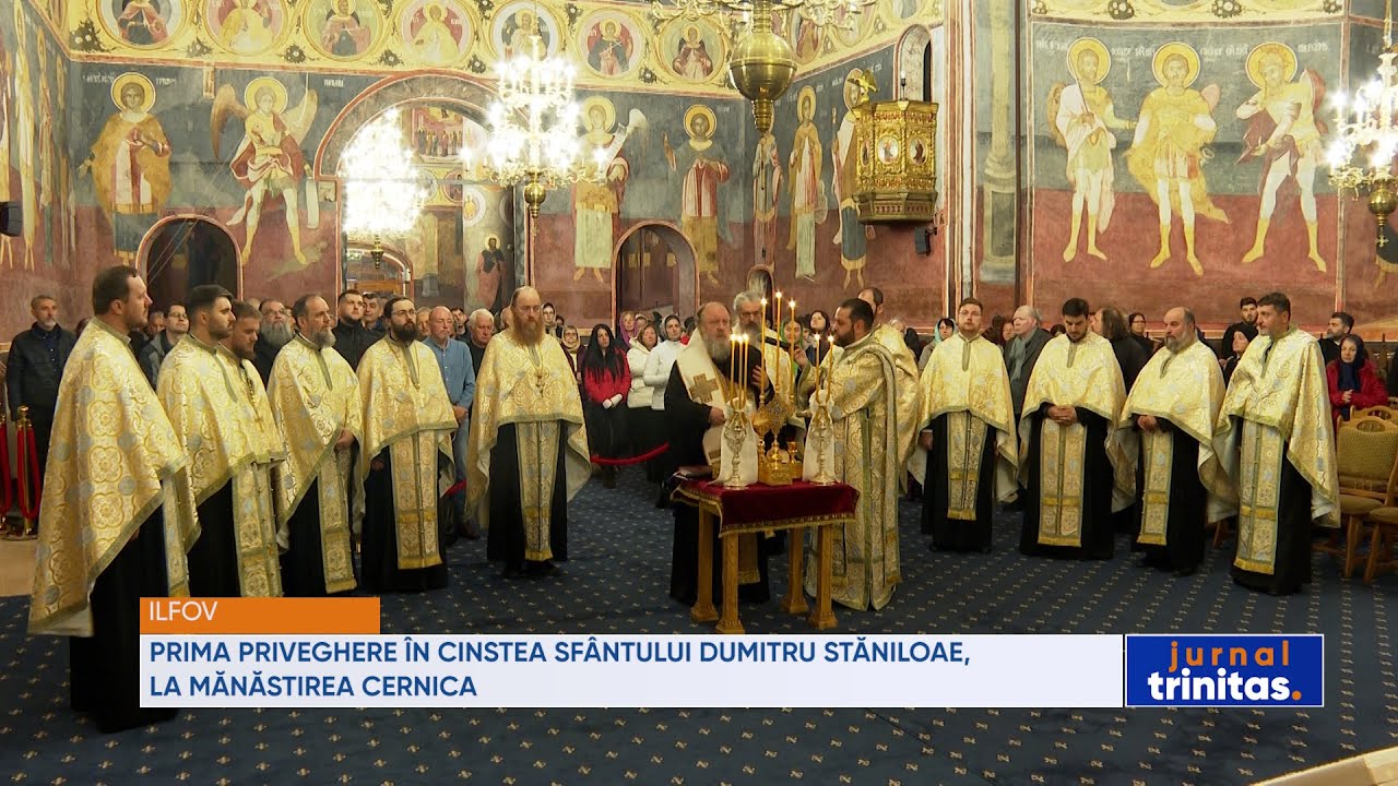 Prima priveghere în cinstea Sfântului Dumitru Stăniloae, la Mănăstirea Cernica