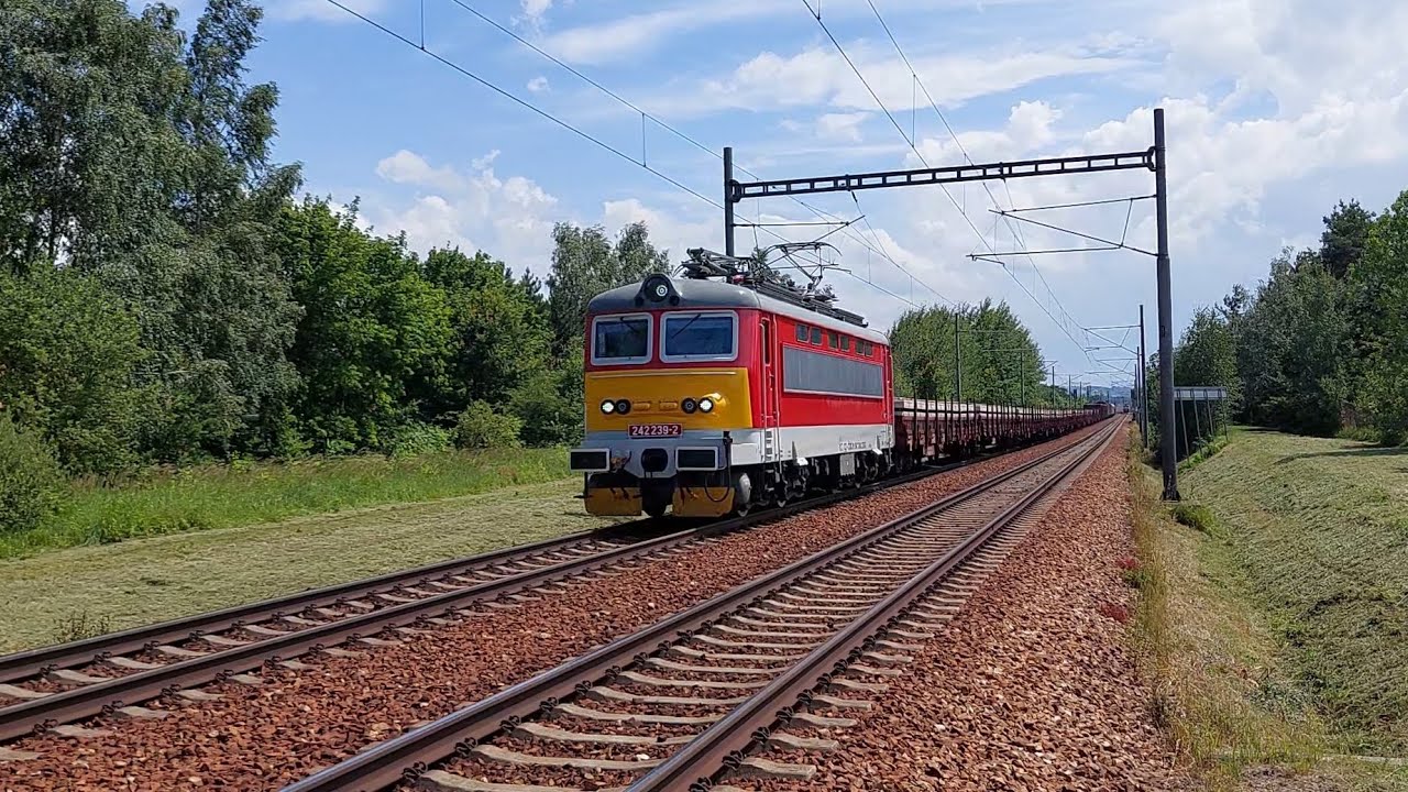 Vlaky České Budějovice severní zastávka 26.6. 2024