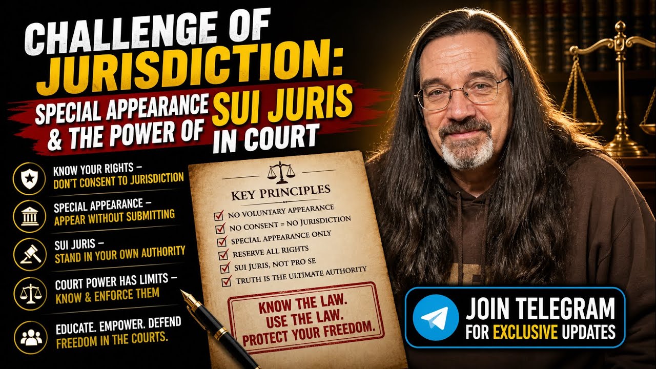 Challenge of Jurisdiction: Special Appearance & The Power of Sui Juris in Court