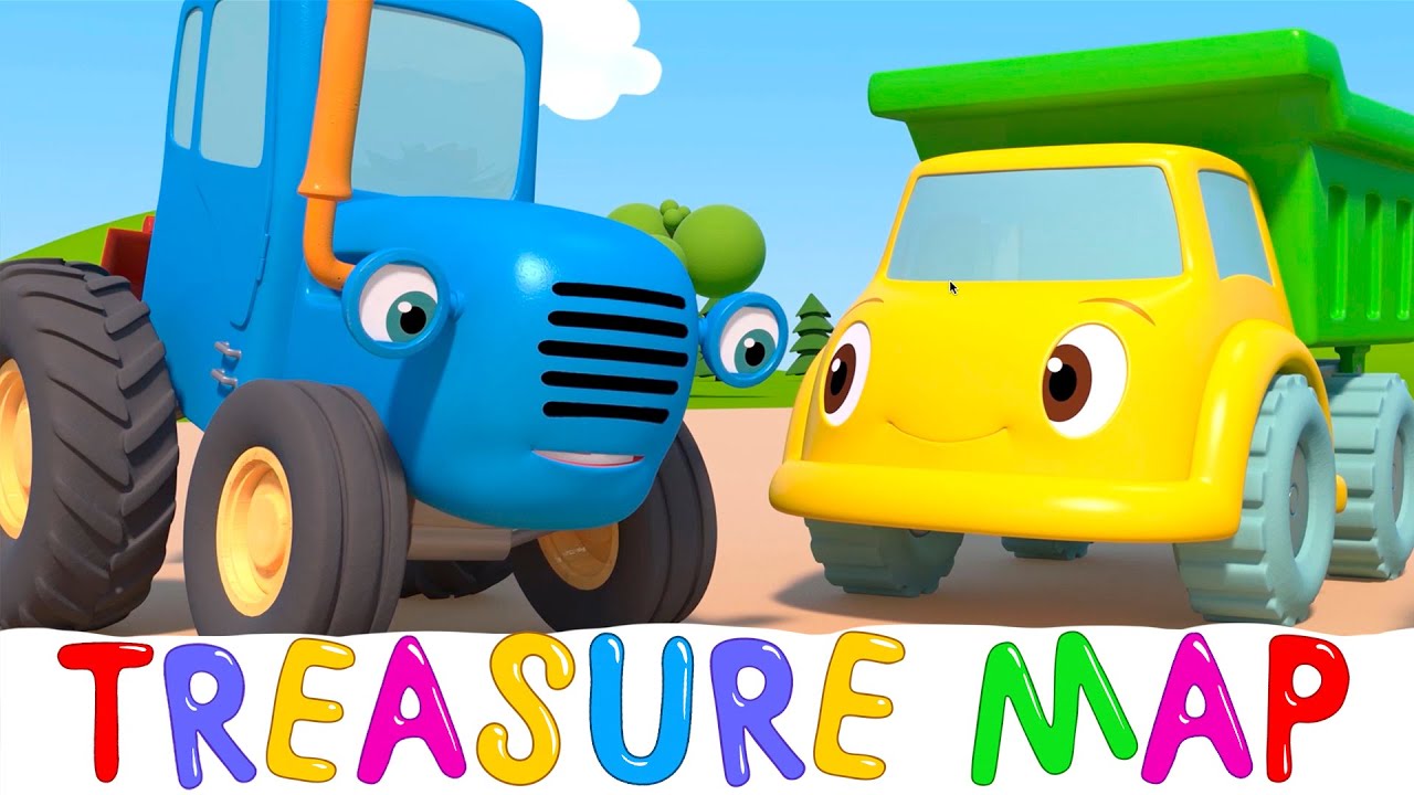 TREASURE MAP - The Blue Tractor's playground - Cartoons and TV shows for kids