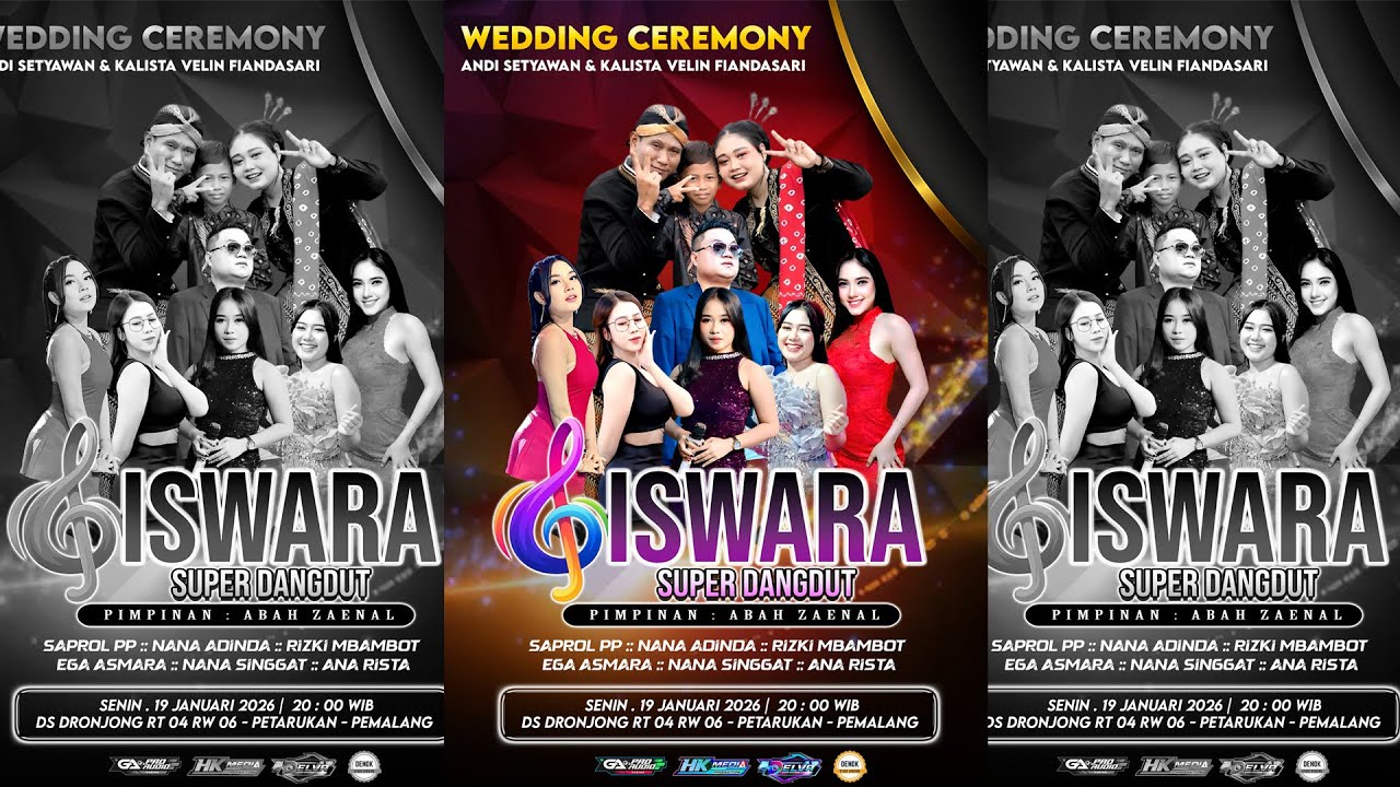ISWARA SUPER DANGDUT  | WEDDING  ANDY SETIAWAN & KALISTA VELIN FIANDASARI .DRONJONG 19 JANUARI 2026