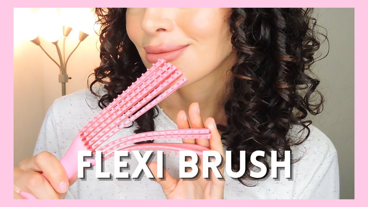 ¡EL MEJOR CEPILLO PARA RIZOS! CEPILLO FLEXIBLE | PARA DESENREDAR Y DEFINIR 👩🏻‍🦱 Caro Montero