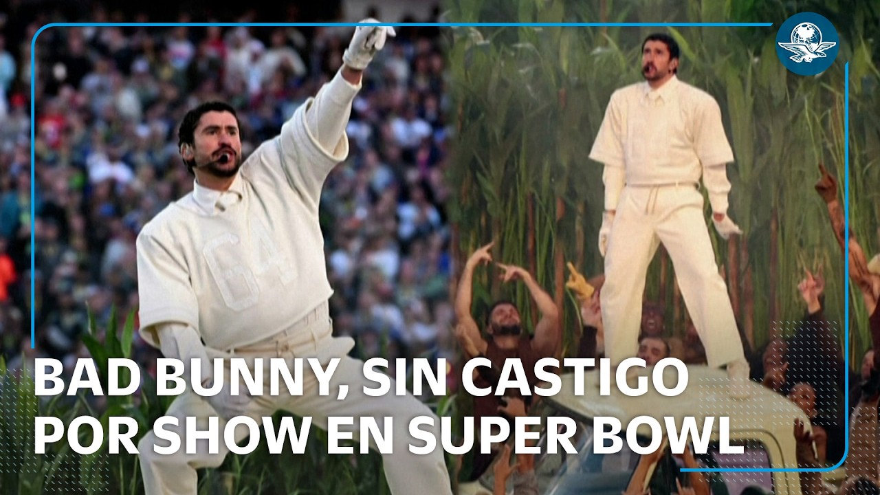 Bad Bunny, sin multas tras críticas por medio tiempo en Super Bowl